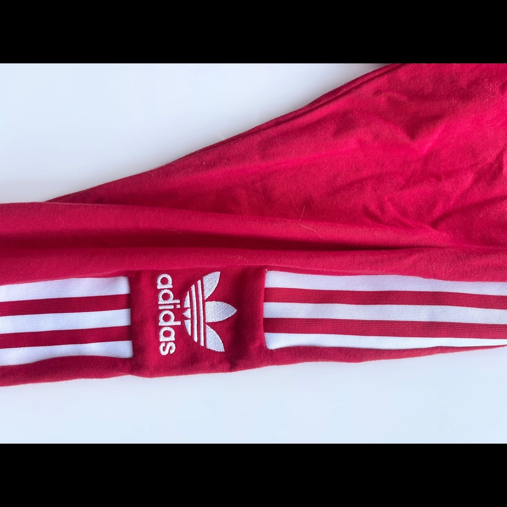 Red Adidas leggings